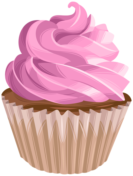This png image - Cupcake Pink Topping PNG Clipart, is available for free download