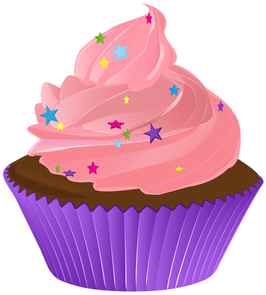 This png image - Cupcake Purple PNG Transparent Clip Art, is available for free download