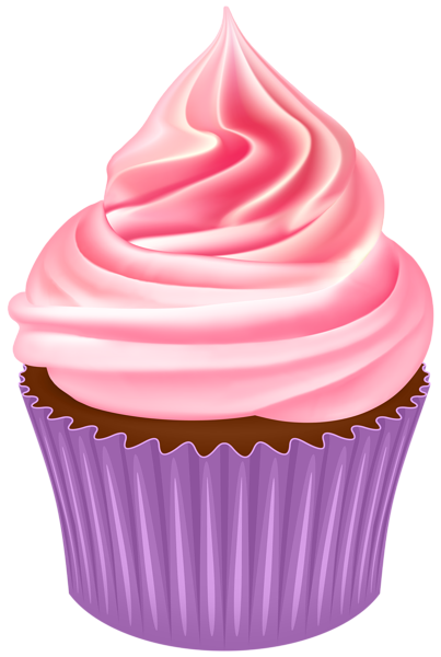 This png image - Cupcake Purple PNG Transparent Clipart, is available for free download