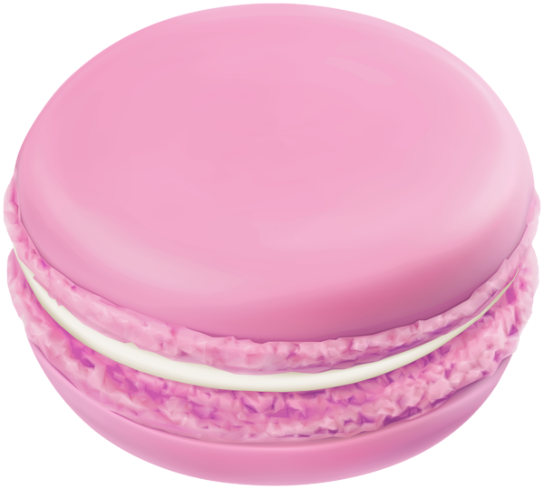 French Macaron Pink PNG Clipart | Gallery Yopriceville - High-Quality ...