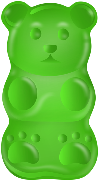 This png image - Green Gummy Bear PNG Clipart, is available for free download