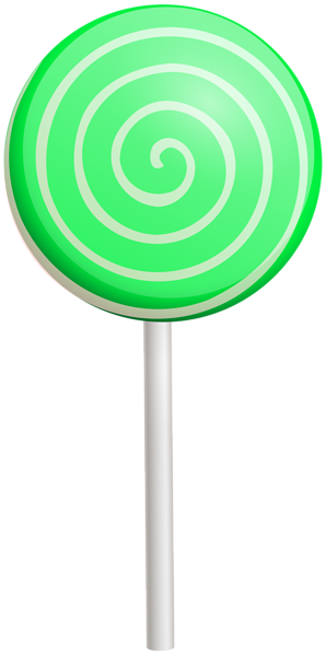 This png image - Green Swirl Lollipop PNG Clip Art Image, is available for free download