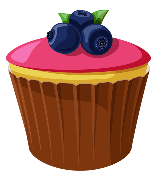 This png image - Mini Cake with Blueberries PNG Clipart Picture, is available for free download