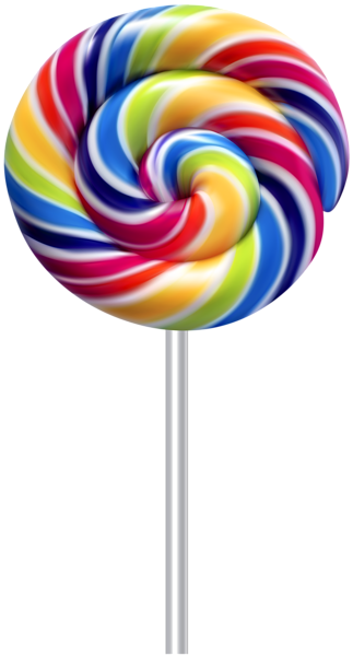 This png image - Multicolor Swirl Lollipop Transparent Clip Art, is available for free download