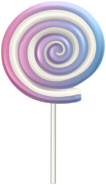 This png image - Pink Blue Swirl Lollipop PNG Clipart, is available for free download