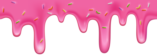This png image - Pink Cream Drip Clip Art Image, is available for free download
