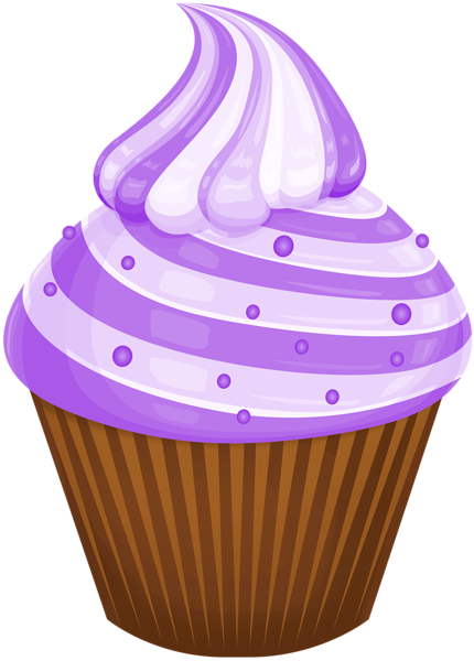 This png image - Purple Cupcake PNG Clipart, is available for free download