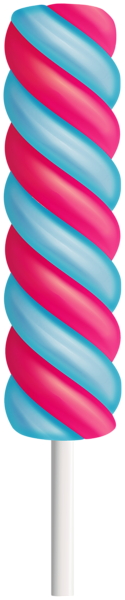 This png image - Swirl Pink Blue Lollipop PNG Clipart, is available for free download