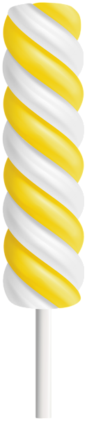 This png image - Swirl Yellow Lollipop PNG Clipart, is available for free download