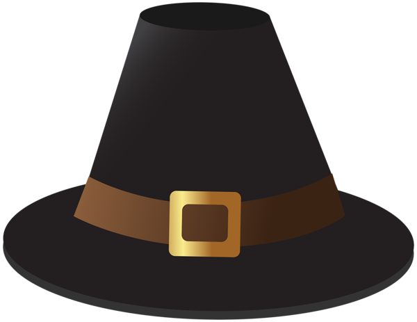 This png image - Black Pilgrim Hat Transparent PNG Image, is available for free download