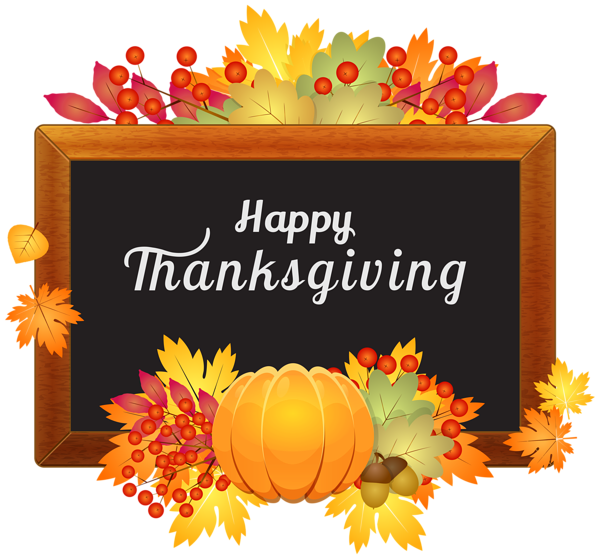 This png image - Happy Thanksgiving Decor PNG Clipart Image, is available for free download