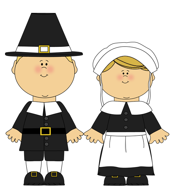 This png image - Male Pilgrim and Female Pilgrim PNG Clipart, is available for free download