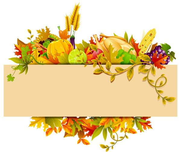 This png image - Thanksgiving Decor PNG Clipart, is available for free download