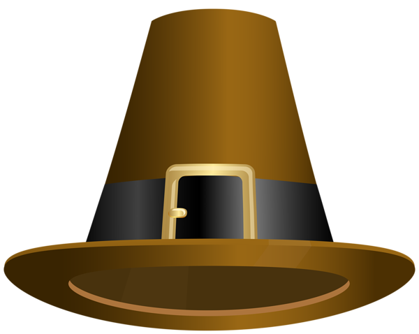 This png image - Thanksgiving Pilgrim Hat Brown PNG Clipart, is available for free download