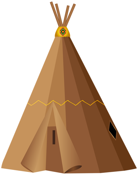 This png image - Tipi Tent PNG Clip Art, is available for free download