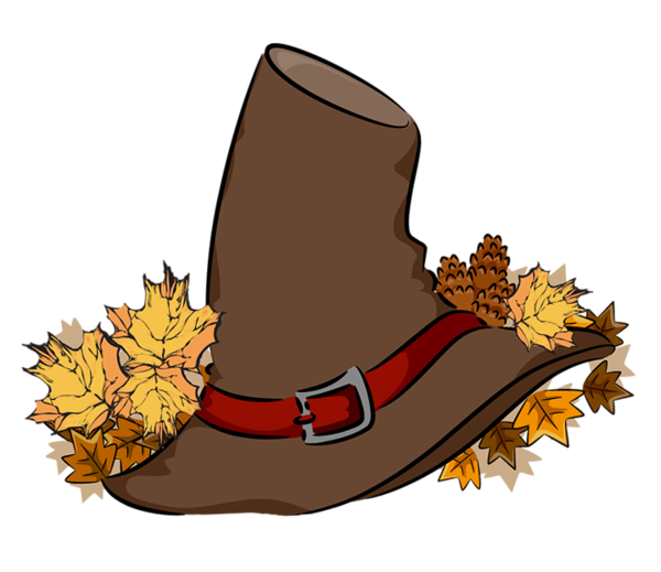 This png image - Transparent Brown Pilgrim Hat PNG Clipart, is available for free download