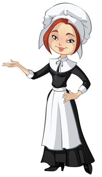 This png image - Transparent Female Pilgrim PNG Clipart, is available for free download