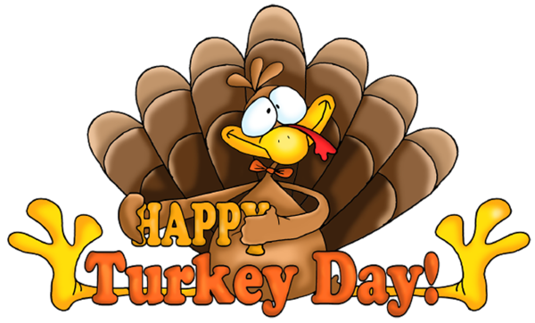 This png image - Transparent Happy Turkey Day Clipart, is available for free download