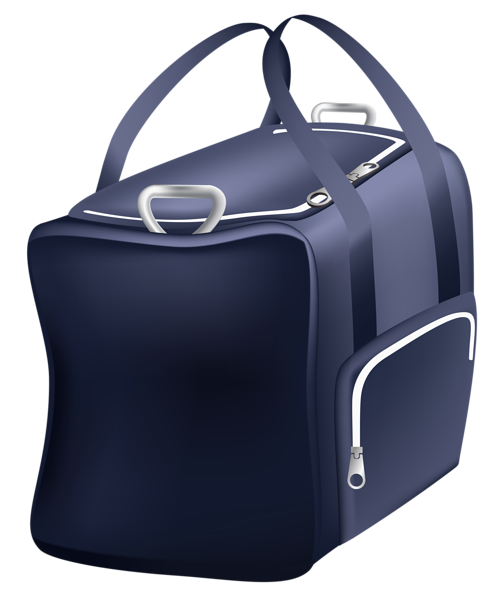 This png image - Blue Travel Bag PNG Clip Art Image, is available for free download