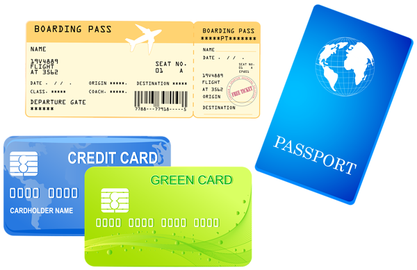 This png image - Credit Cards Ticket and Passport PNG Clipart Image, is available for free download