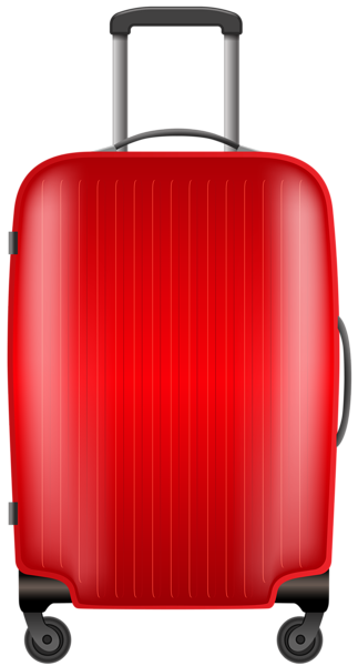 This png image - Red Travel Bag PNG Clip Art Image, is available for free download