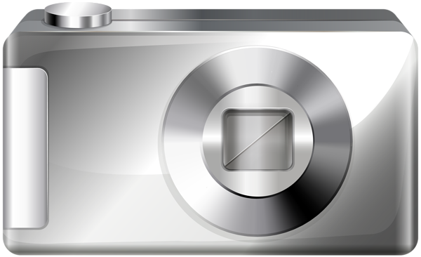 Silver Camera Transparent PNG Image | Gallery Yopriceville - High