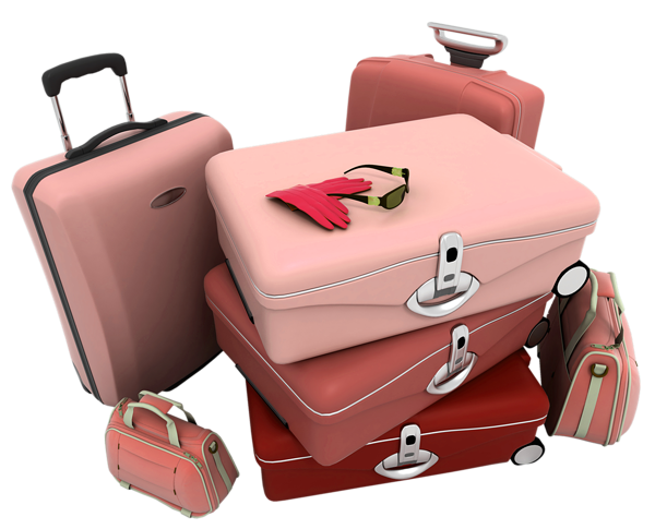 This png image - Suitcases PNG Clipart Image, is available for free download