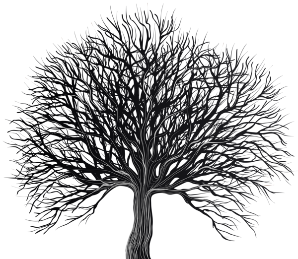 This png image - Black Art Tree PNG Clip Art, is available for free download
