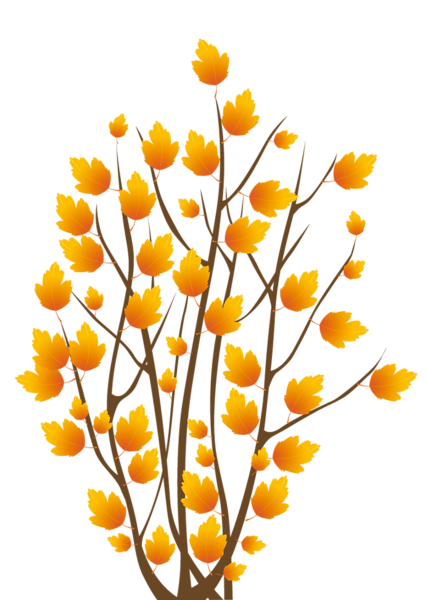 This png image - Fall Bush PNG Clipart Image, is available for free download