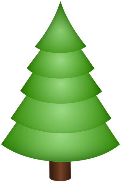 This png image - Green Deco Pine Tree PNG Clipart, is available for free download