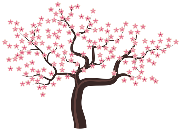 This png image - Tree with Flowers PNG Clipart Image, is available for free download