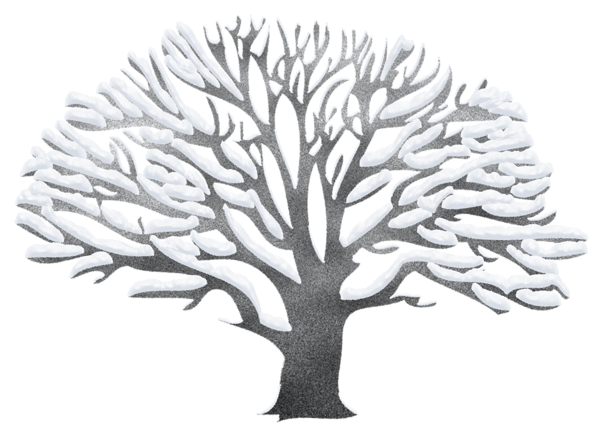 This png image - Winter Snowy Black Tree PNG Picture, is available for free download