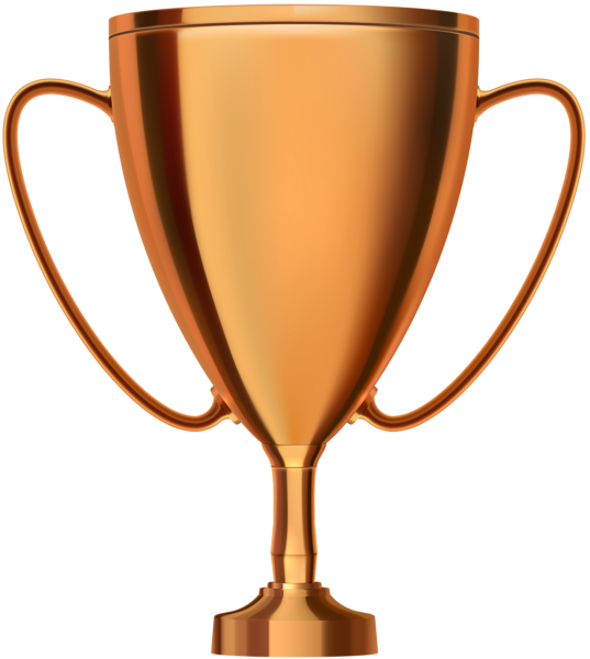 This png image - Bronze Trophy Cup Transparent PNG Clip Art, is available for free download