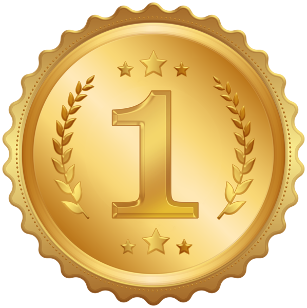 This png image - First Place Medal Badge Clipart Image, is available for free download