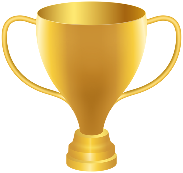This png image - Gold Award Cup PNG Transparent Clipart, is available for free download