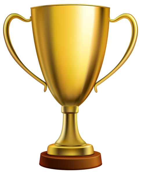 This png image - Gold Cup Trophy PNG Clipart Image, is available for free download