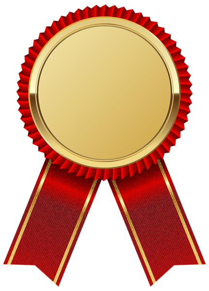 Gold Medal with Red Ribbon PNG Clipart Image Gallery Yopriceville