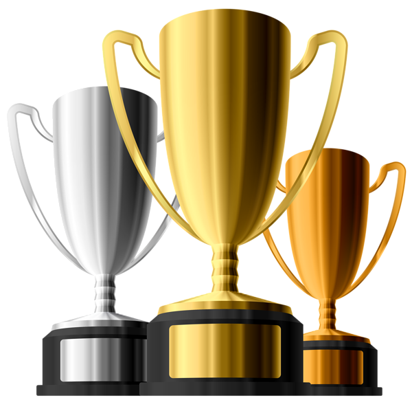 This png image - Gold Silver Bronze Trophies Clipart, is available for free download