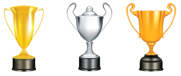 This png image - Gold Silver Bronze Trophies PNG Clipart, is available for free download
