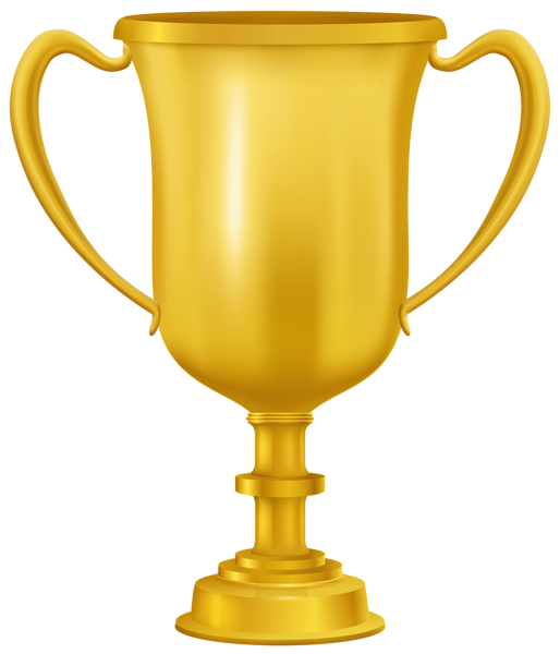 This png image - Gold Trophy Cup Award PNG Transparent Clipart, is available for free download
