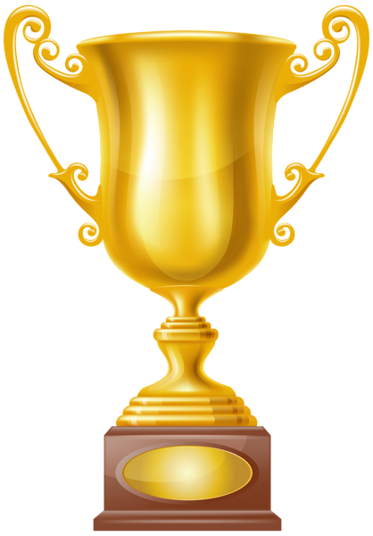 This png image - Gold Trophy Transparent PNG Clip Art Image, is available for free download