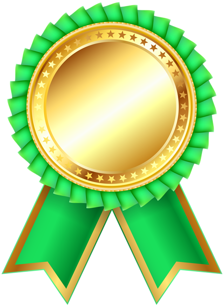This png image - Green Award Rosette PNG Clipar Image, is available for free download