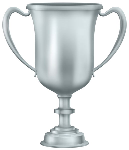 This png image - Silver Trophy Cup Award PNG Transparent Clipart, is available for free download
