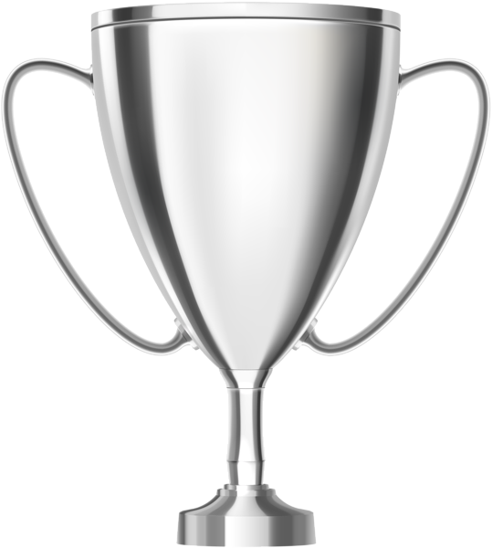 This png image - Silver Trophy Cup Transparent PNG Clip Art, is available for free download