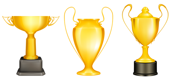 This png image - Transparent Gold Silver Bronze Trophies PNG Clipart, is available for free download