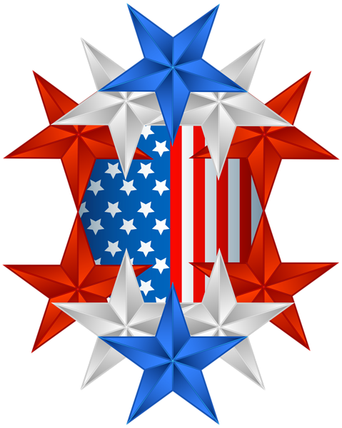 This png image - American Flag Decor PNG Clip Art Image, is available for free download