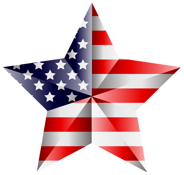 This png image - American Star Transparent PNG Clip Art Image, is available for free download