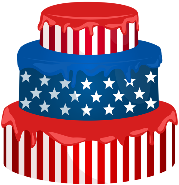 This png image - USA Cake Transparent PNG Clip Art Image, is available for free download