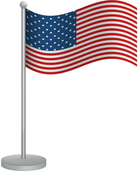 This png image - USA Flag Stand PNG Clipart, is available for free download