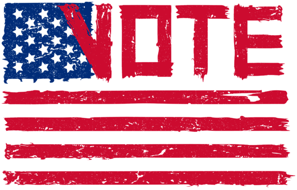 This png image - USA Flag Vote Vintage Style PNG Clipart, is available for free download